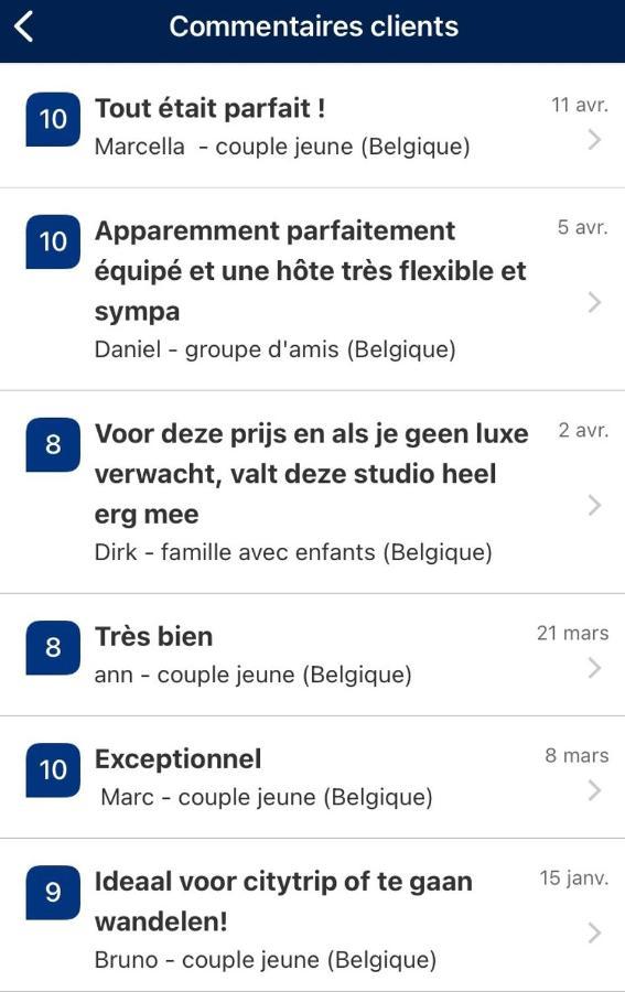 Studio 2 Pers. Tourisme Et Business Apartment Namur Luaran gambar